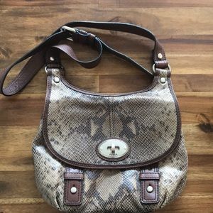Leather Fossil Crossbody Bag